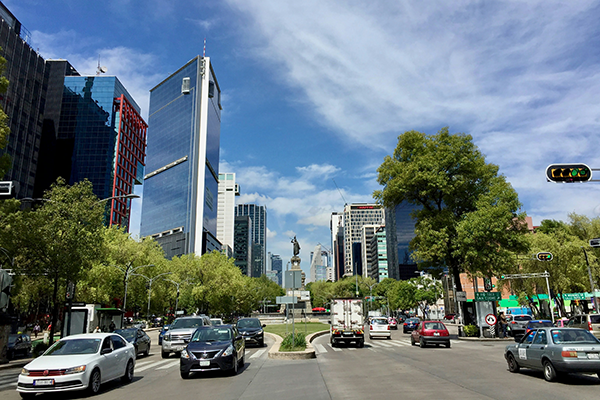 Paseo de la Reforma en Ciudad de México